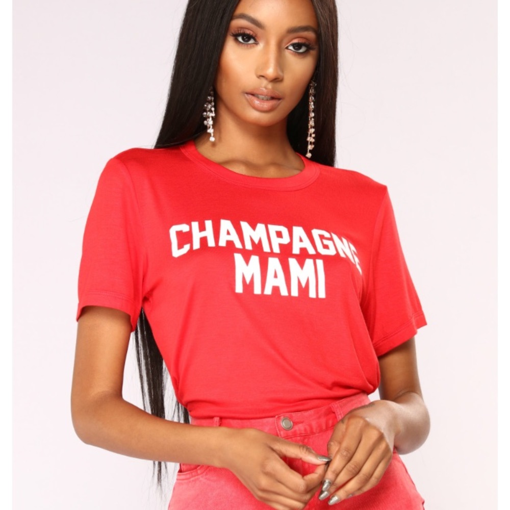 Champagne mami shirt